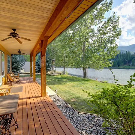 Clark Fork Riverfront Home With Dock!